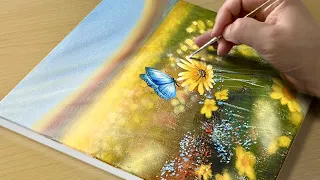 Spring Painting / Acrylic Painting for Beginners