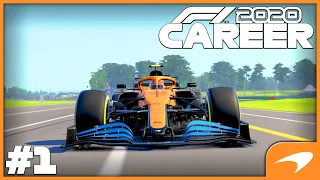 F1 2020 Driver Career Mode Part 1 - WE SIGN FOR MCLAREN!