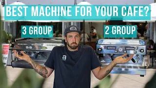 Choosing Between a 2-Group and 3-Group Coffee Machine for Your Café