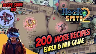 200 MID GAME Recipe's for Necro Smith 2 [200 recipes for Early & Mid Game]