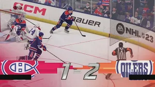 NHL 23 | Edmonton Oilers vs Montreal Canadiens | #roadto100