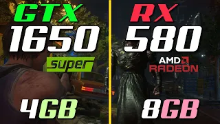 RX 580 8GB vs. GTX 1650 Super 4GB