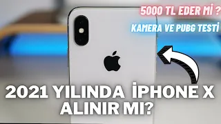 İPHONE X 2021'DE ALINIR MI ? 5000 TL EDER Mİ? KAMERA VE PUBG TESTİ