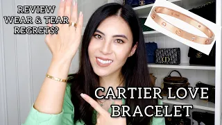 CARTIER LOVE BRACELET- 6 MONTHS REVIEW AND WEAR & TEAR