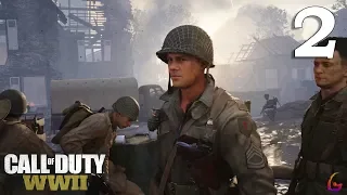 Call of Duty WW2 [Mission 2 - Operation Cobra] Gameplay Walkthrough [Full Game] No Commentary Part 2