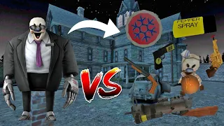 Boris Security Gaurd vs All Weapons in ice Scream Game Series | Weapon Battle #20