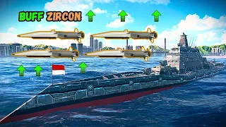 USS Constitution II | 2 Menit 2.4 JT DMG, Ngeri Zircon di Buff Speed & Lock Time | Modern Warships