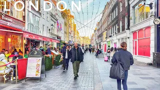 London City Walk, the Most Expensive Areas of London, Chelsea, Knightsbridge, Hyde Park, Mayfair 4K