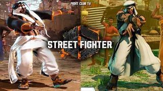 Street Fighter 6 • RASHID Gameplay Comparison (SF5 - SF6)