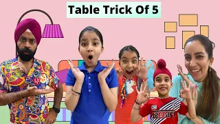 Table Trick Of 5 | RS 1313 SHORTS #Shorts