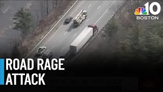 2 arrested after road rage attack on truck driver on I-495