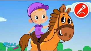 Привет, Малыш! Про лошадку - Развивающий мультфильм и караоке для детей