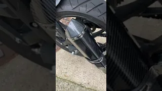 Keeway Rkf fake akrapovic exhaust sound