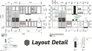 Layout SketchUp Lesson#20 Furniture Detail Layout SketchUp