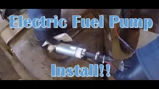 How to Install an Electric Fuel Pump - 1990 Jeep Grand Wagoneer FSJ FiTech