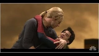 SNL Spiderman French Kiss Cold Play Chris Martin