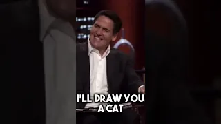 I want to draw a cat for you - Shark Tank #shorts