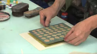 Japanese Woodblock printing at Edinburgh Printmakers