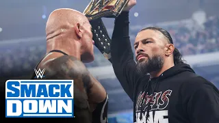 Rock and Roman Reigns face-off after SmackDown goes off the air!: SmackDown exclusive, Feb. 2, 2024