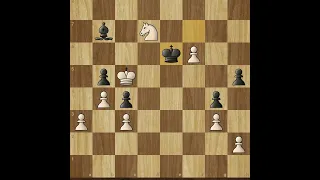 pertarungan sengit kuda vs gajah#checkmate#chess  #puzzle #