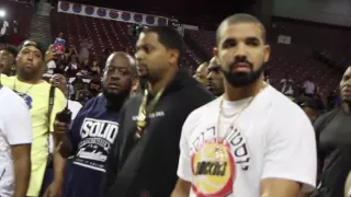 What happens when Drake walks into a charity Basketball Game?