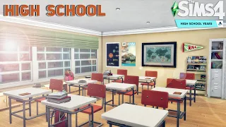 Copperdale High School 📚 Interior (No CC) the Sims 4 | Stop Motion