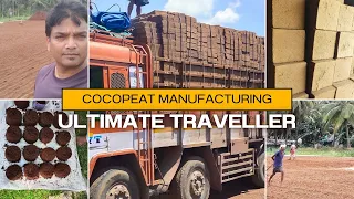 Cocopeat Manufacturing @ Pollachi - Low EC Cocopeat Manufacturing - First Quality Cocopith Blocks