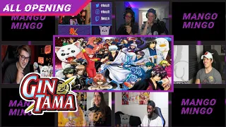 GINTAMA ALL OPENING 1-21 || REACTION MASHUP