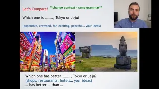 Example EFL/ESL lesson: Comparative + superlative