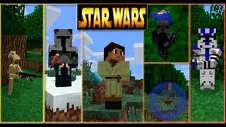 Обзор Мода Minecraft  Звездные Войны (Star Wars) № 42 Часть 1