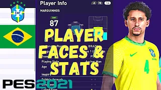 PES 2021 | Brazil | Player Faces & Stats (Data Pack 3.0)