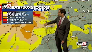 Rob Elvington's Late Thursday, July 28 North Alabama Weather Forecast