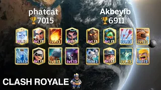 phatcat vs Akbeyfb［Clash Royale］