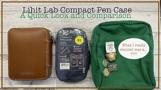 Lihit Lab Compact Pen Case | Let's Take a Look | #stationery #pencilcase #review #journal