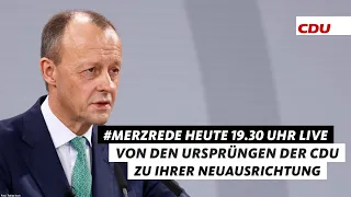 Live aus Neheim-Hüsten: Grundsatzrede unseres Parteivorsitzenden Friedrich Merz. #MerzRede