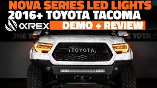 AlphaRex NOVA-Series LED Headlights | 2016+ Toyota Tacoma Review & Demonstration (3rd Gen Tacoma)