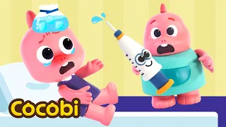 Time for a Vaccine Shot Song😰 + More Fun Kids Songs | Cocobi Nursery Rhymes