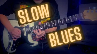 Slow Blues Guitar Backing Track (C)