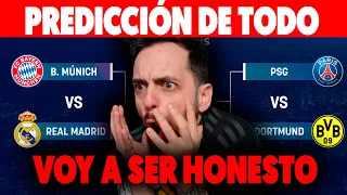 💥Mi PREDICCIÓN de la CHAMPIONS LEAGUE · CUAL SERÁ LA FINAL y el CAMPEÓN · BAYERN vs REAL MADRID ...