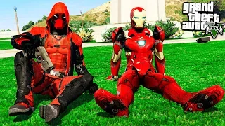 КАК ДЭДПУЛ СТАЛ ЖЕЛЕЗНЫМ ЧЕЛОВЕКОМ ГТА 5 МОДЫ! DEADPOOL IRON MANОБЗОР МОДА В GTA 5! ИГРЫ ВИДЕО MODS