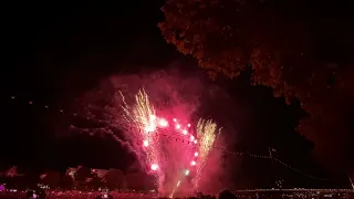 Fireworks in Frankfurt, Museums Ufer Fest, 2022