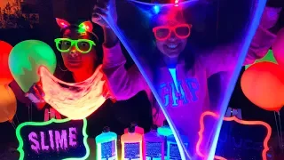 FAZENDO SLIME COM 3 CORES DE COLA NEON | Luluca