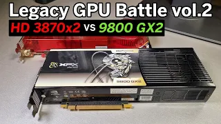 GeForce 9800 GX2 vs Radeon HD 3870x2 - Legacy GPU Battle vol.2
