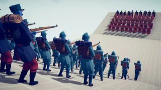WW1 ARMY vs ROMAN ARMY | Totally Accurate Battle Simulator - TABS