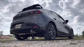 2019 Mazda 3 CorkSport intake and axle-back