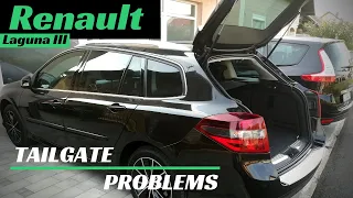 Tailgate won't open? - RENAULT Laguna 3 - How to fix tailgate latch