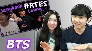 Couple Reacts To: BTS Jungkook Hates Losing Reaction