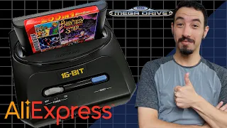 VALE A PENA O MINI MEGA DRIVE COM CARTUCHO DO ALIEXPRESS?