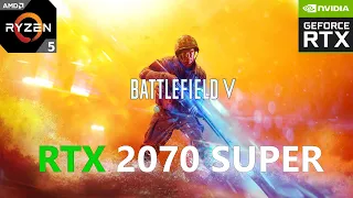 Battlefield V RTX 2070 SUPER 1080p, 1440p, 4K