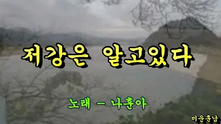 저 강은 알고있다  -  나훈아